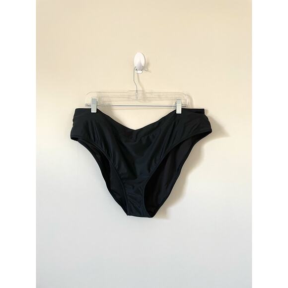 J. Crew High Rise Bikini Swim Bottom Black Size 3X Plus NEW - Picture 3 of 9